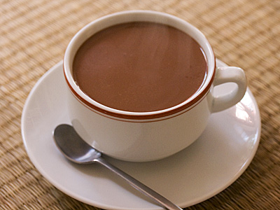 Receita de chocolate quente simples