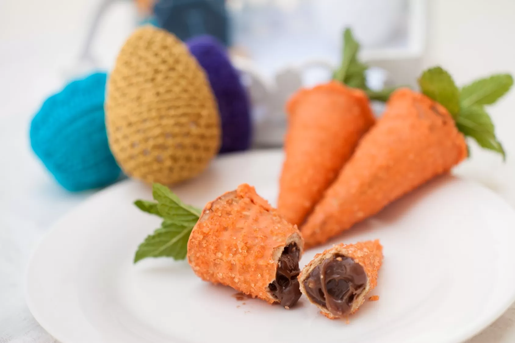Cenoura crocante de chocolate para sua páscoa ainda mais bonita e saborosa